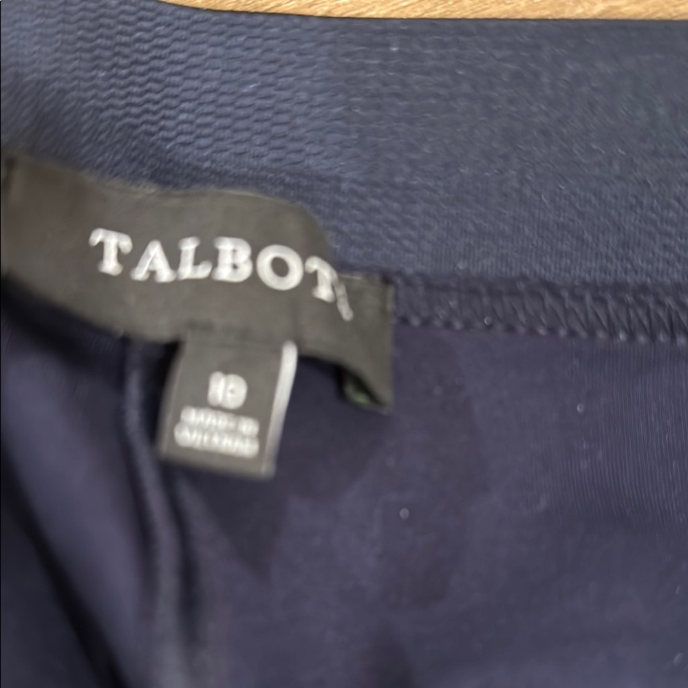 Talbots Navy ankle leggings